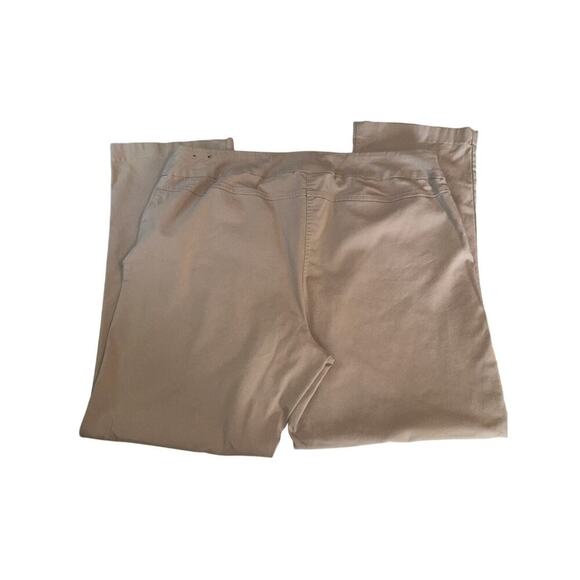 Slim-Sation by Multiplies Plus Size 18W Stretch Khaki Very Soft Material - Picture 3 of 3